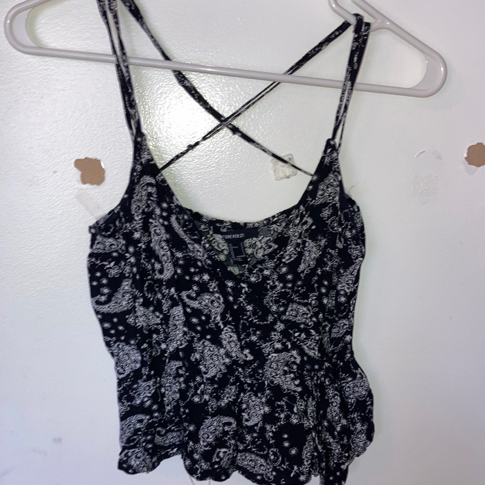 Floral tank top